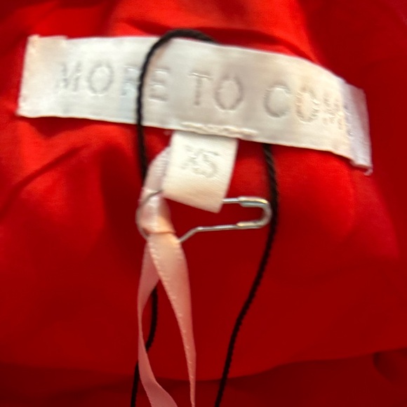 More To Come REVOLVE Red Pink Hearts MARCINE Red Strapless Dress NWT Cocktail - Picture 5 of 7